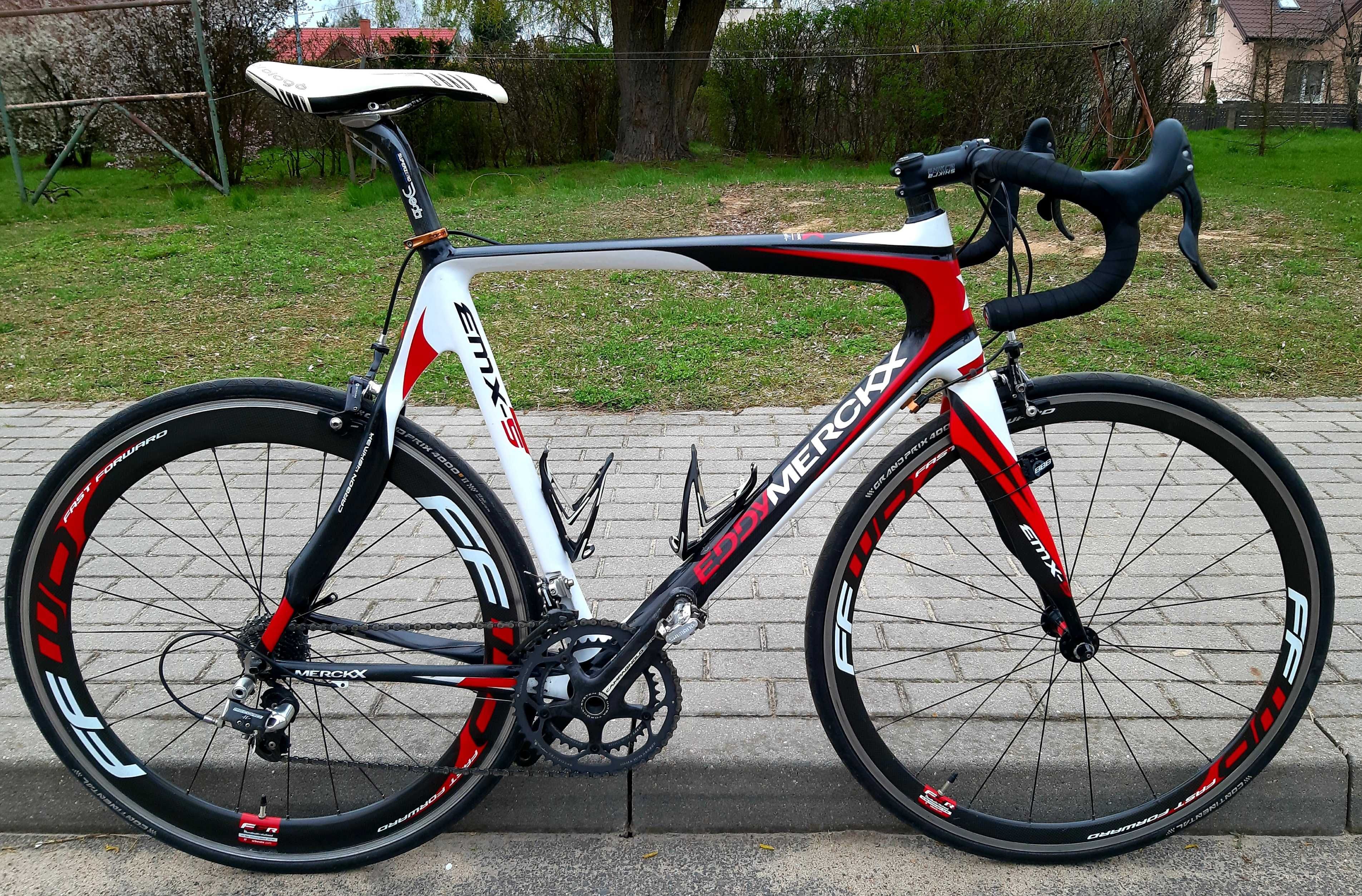 Eddy Merckx EMX-5 Campagnolo Record 2x11 carbon 7kg roz. 57