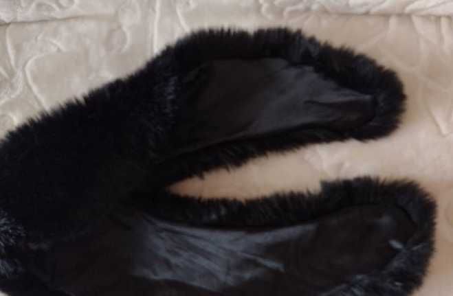 Wieczorowy, futrzany kolnierz z Madrytu, Etola biznesowa