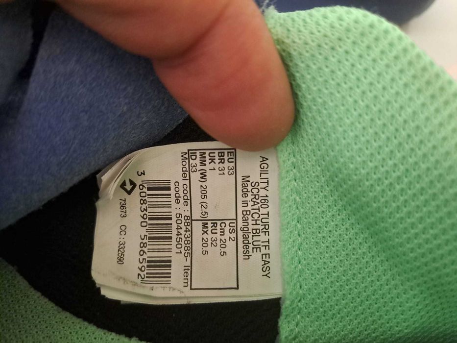 Buty piłkarskie dla dzieci Kipsta 160 Turf rozmiar 33