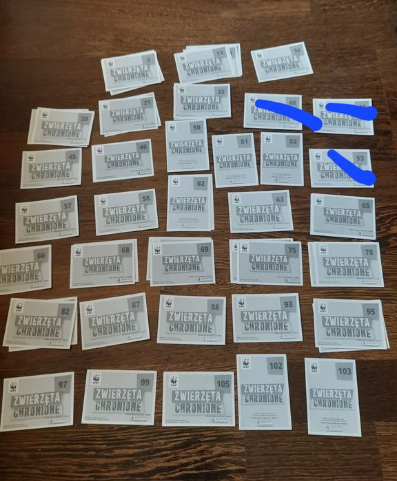 Naklejki WWF na wymiane na terenie Trójmiasta