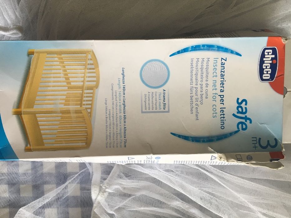 Манеж-кровать Chicco Easy Sleep и антимоскитная сетка к нему