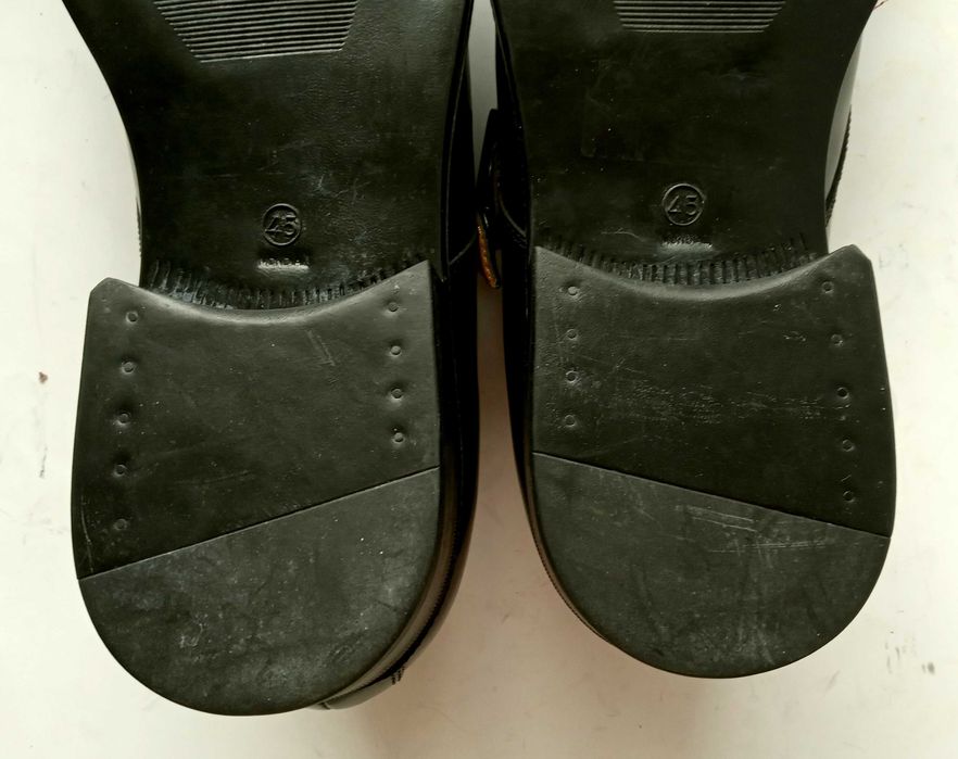 Чоловічі шкіряні туфлі монки