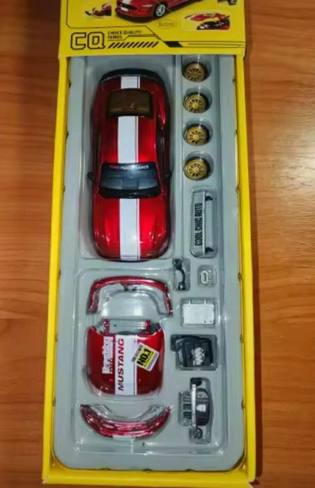 Tuning set Ford Mustang GT 2018 1:42 CCA die cast model