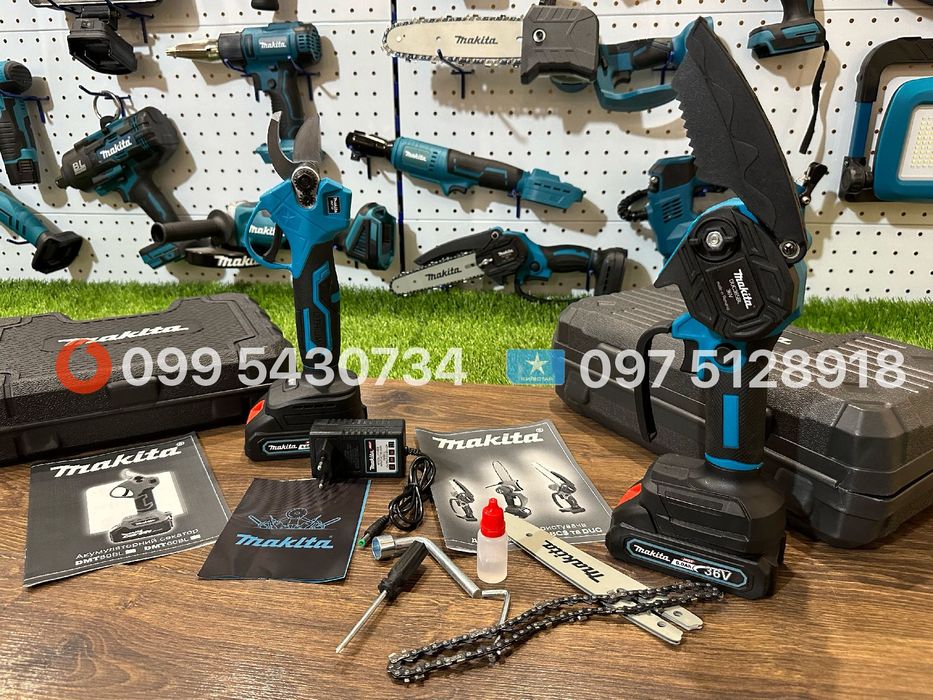 Набір акумуляторний Makita Сікатор DMT50 + Міні пилка DUC365 36V 6Ah