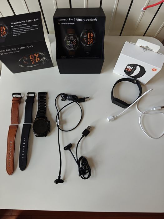 TICKWATCH pro 3 ultra + XIAOMI Smart Band 9 active