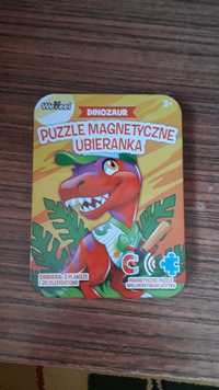 Puzzle magnetyczne Ubieranka DINOZAUR