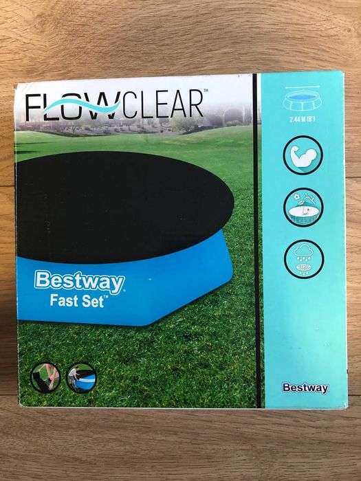 Pokrywa basenowa Bestway 244 cm, czarna (IP-167122)