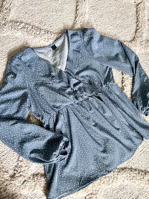 Bluzka ciążowa rozm M 38 z długim rękawem