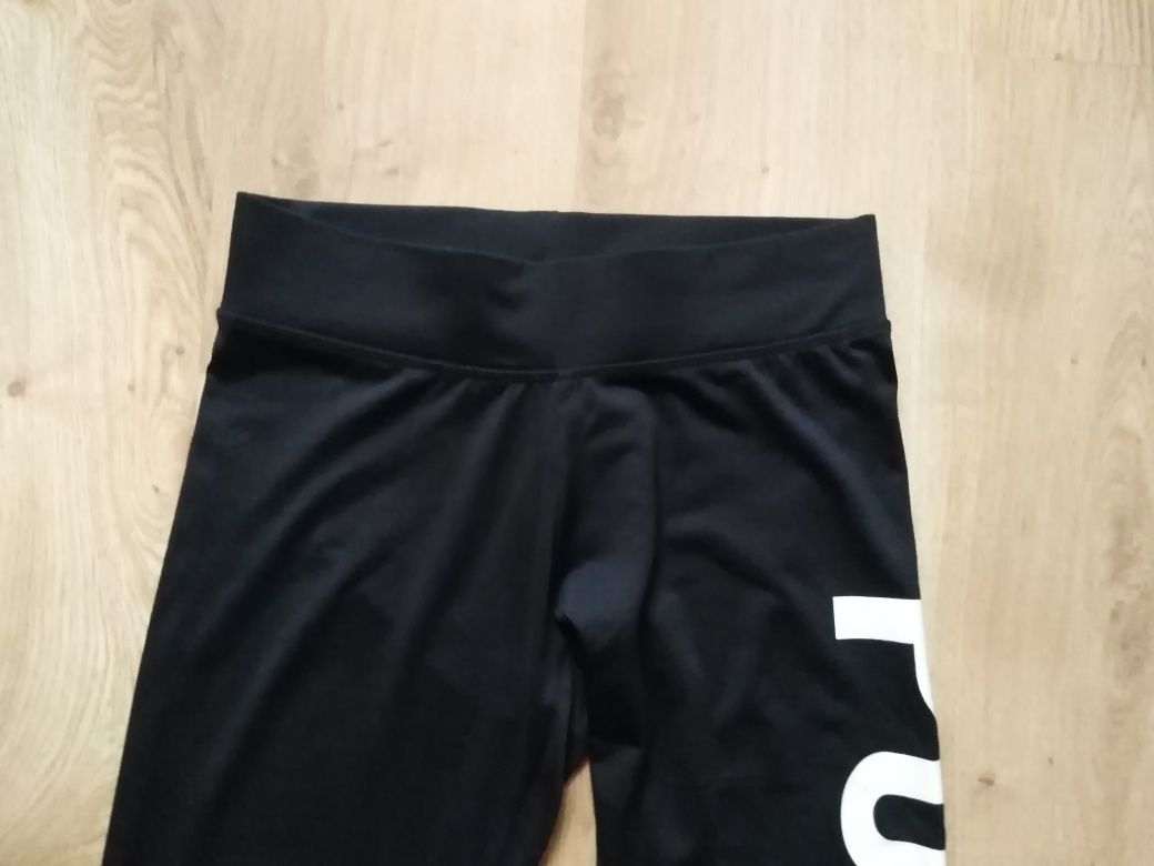 Legginsy getry damskie sportowe czarne Polska r. 38