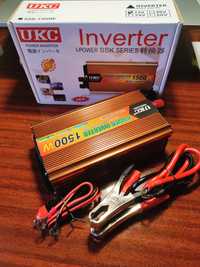 Інвертор перетворювач 12-220V 1500W
