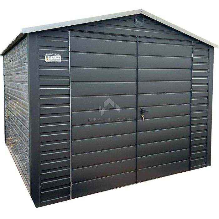 Schowek Domek Ogrodowy 3X3M Szopa ogrodowa Garaż Wiata Nb388