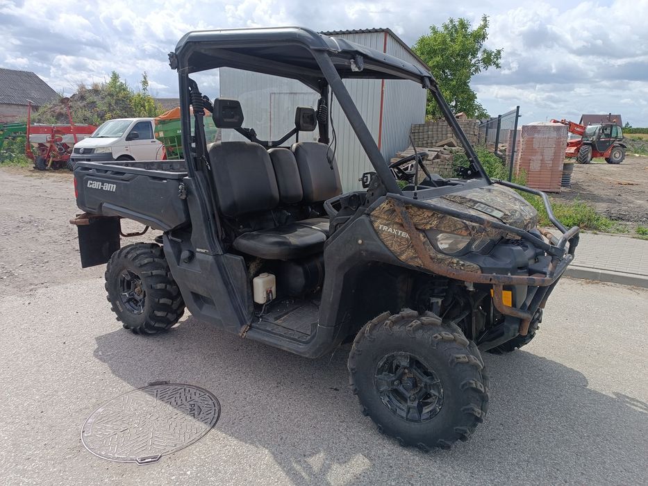 Can am hd 8  benzyna gaz