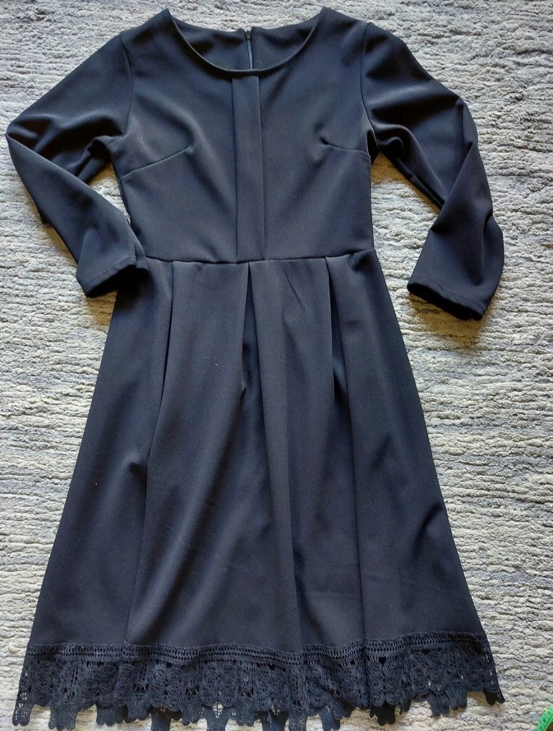 Śliczna czarna sukienka dla dziewczynki 158/164 na święta,
