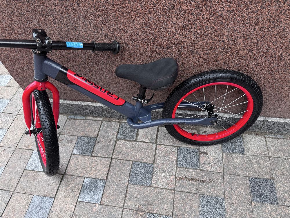 Дитячий беговел 14 "Crosser Balance bike Air JK-07 сірий