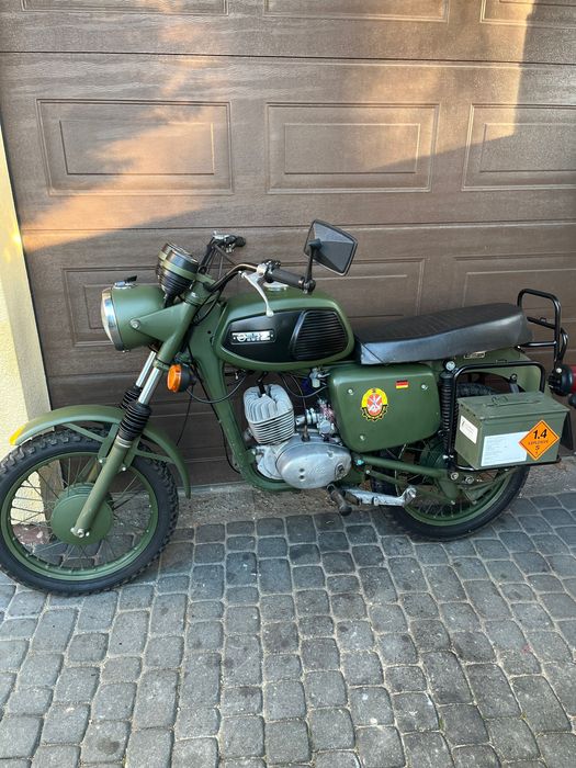 Motocykl MZ TS 150 jak NVA 1981