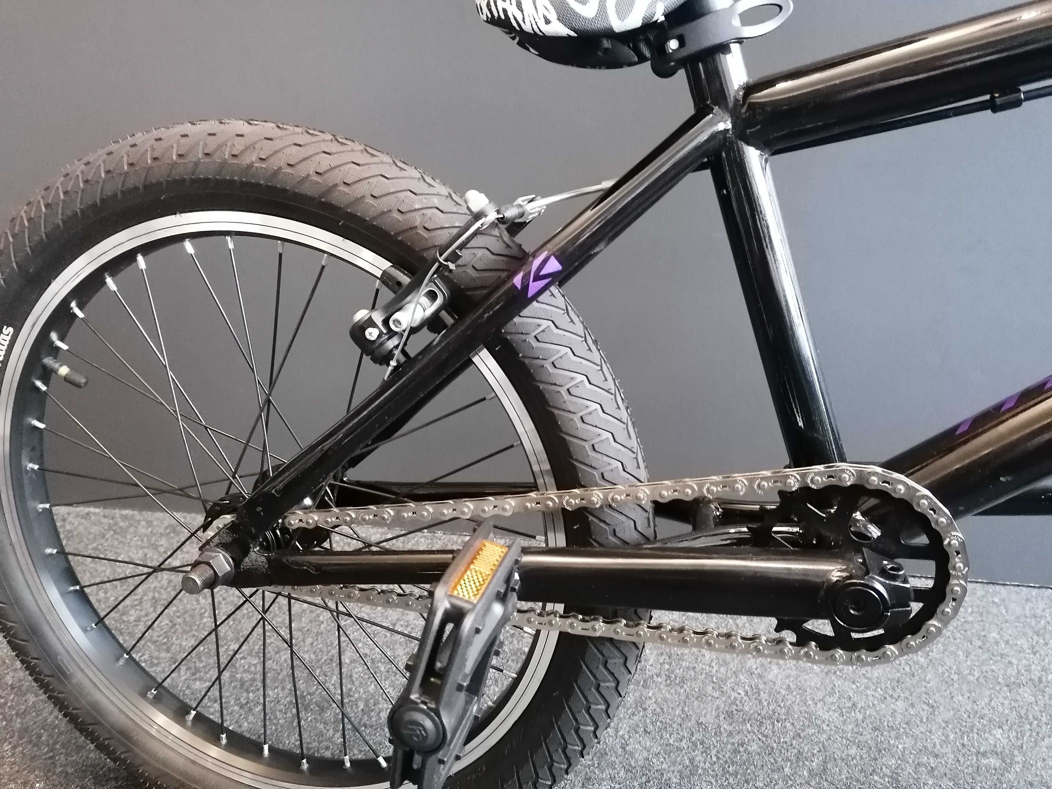 Rower BMX Kands 20 Hydro 360 r13 czarno-niebieski połysk 20 czarny