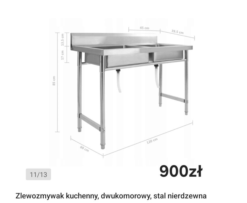 Sprzęt, meble, wyposażenie robocze dla gastronomii