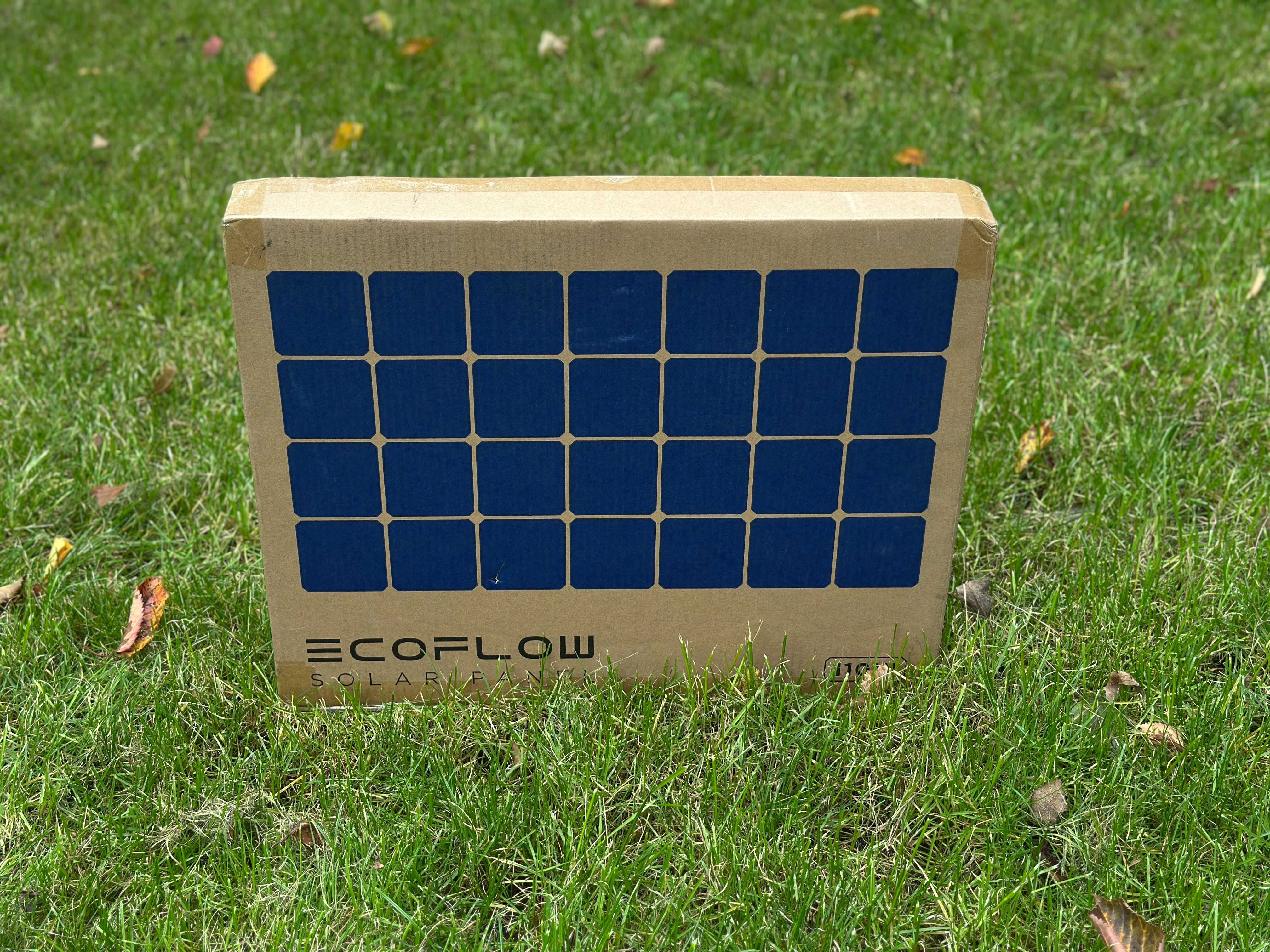 сонячна панель (портативна) EcoFlow 110W Solar Panel - НОВА з EU
