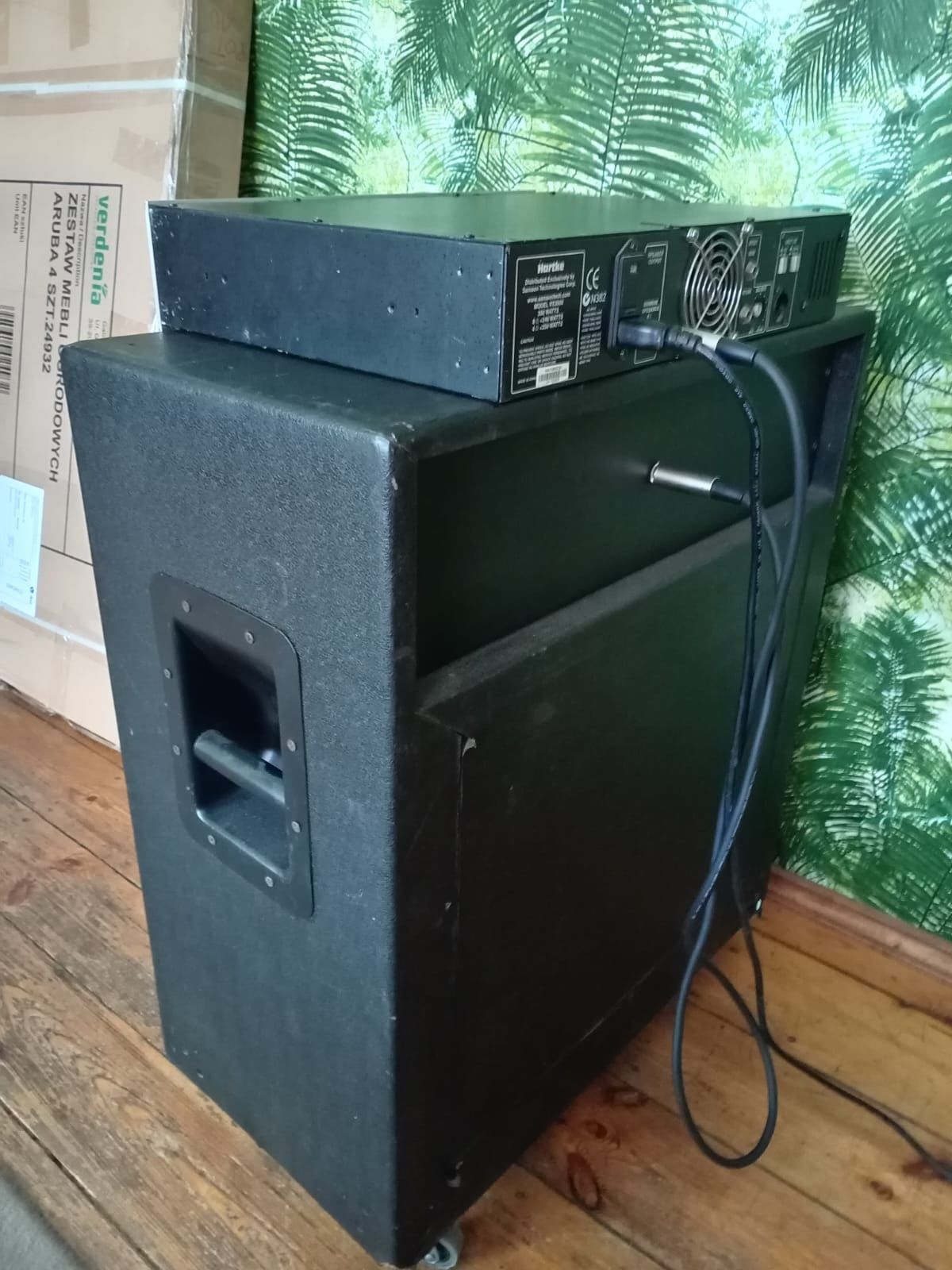 Komplet Wzmacniacz HA 3500 Hartke + kolumna