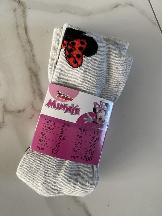 Nowe grubsze rajstopy 92/98 Minnie Mouse