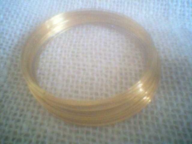 Zestaw Drut Spiralny do Bransoletek 6cm+5,5cm/srebrny+złoty/