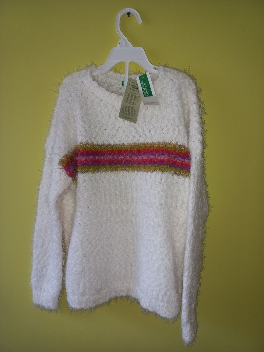 Nowy sweter United Colors of Bennetton 130 cm