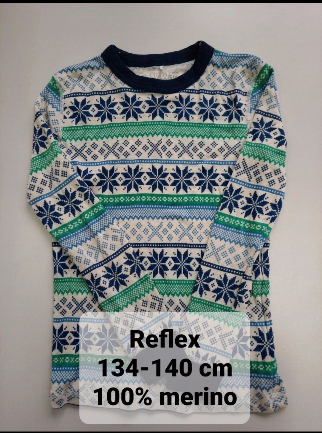 Bluzka termoaktywna merino wool Reflex134-140