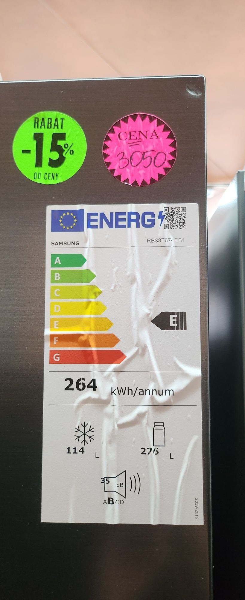 JANKI, ul. WSPÓLNA 6 Lodówka Samsung 200cm