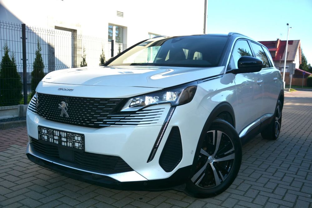 Peugeot 5008 MODEL POLIFTOWY kamery360 asystenci panorama skóra masaż 7miejsc GT