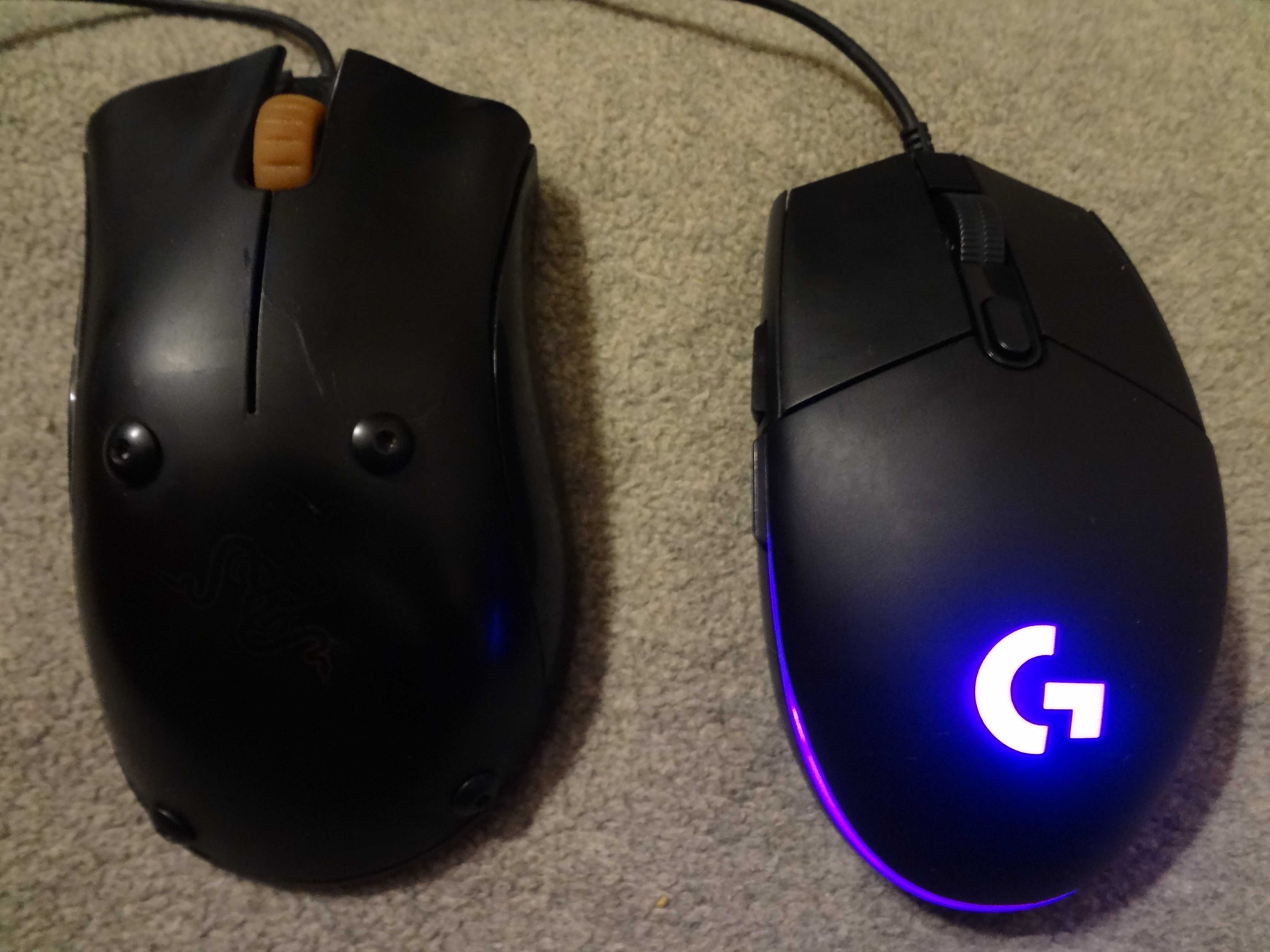 Мышка Razer DeathAdder 3.5G, Logitech G102, клавиатура Logitech K280e