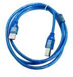 Кабель UGREEN US135 USB 2.0 AM to BM Print Cable 3 м Black (UGR-10351)