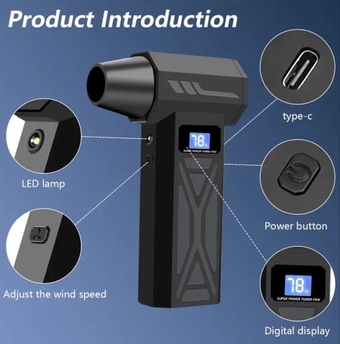 турбовий вентилятор. з 4 швидкостями