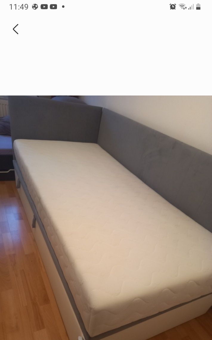 Łóżko 90/ 200 z materacem