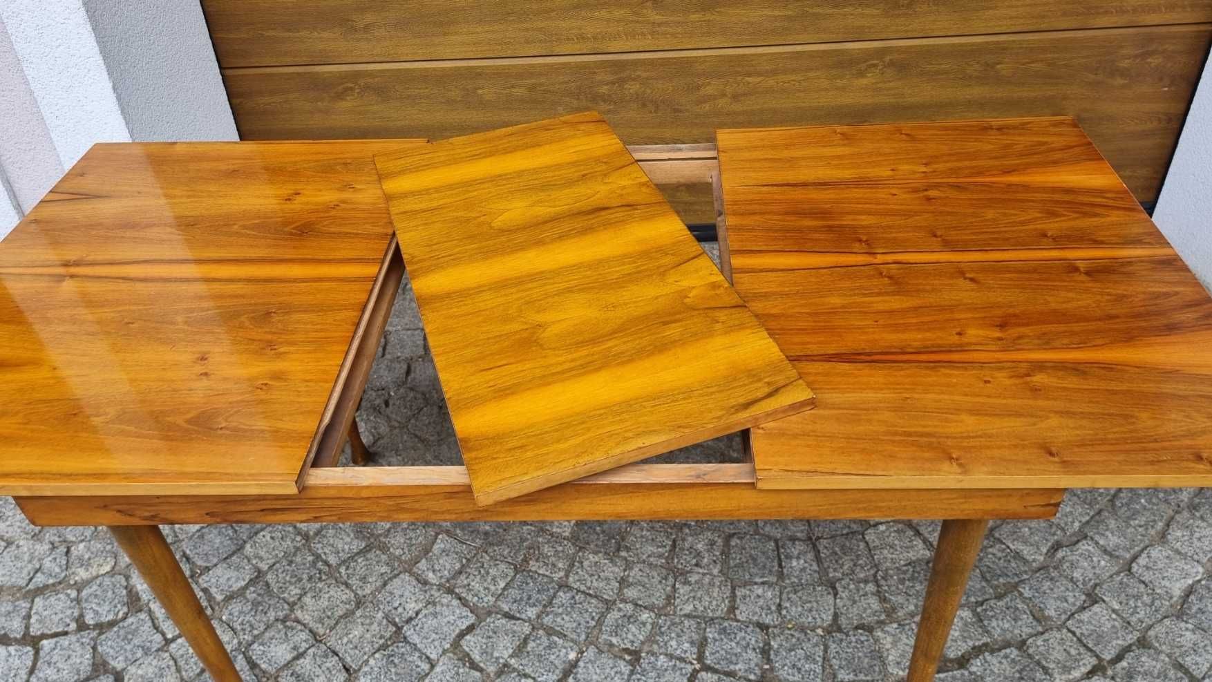 Stół Grabiński Design PRL Lata 60 fornir orzech