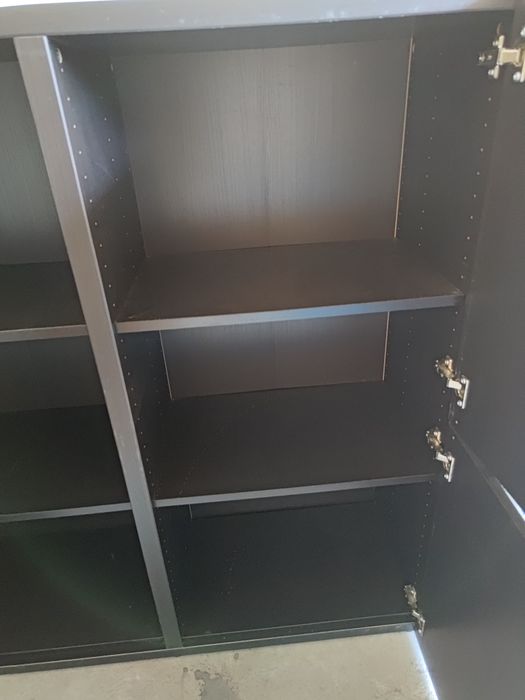 Szafka dwudrzwiowa regał z półkami 130x120x40