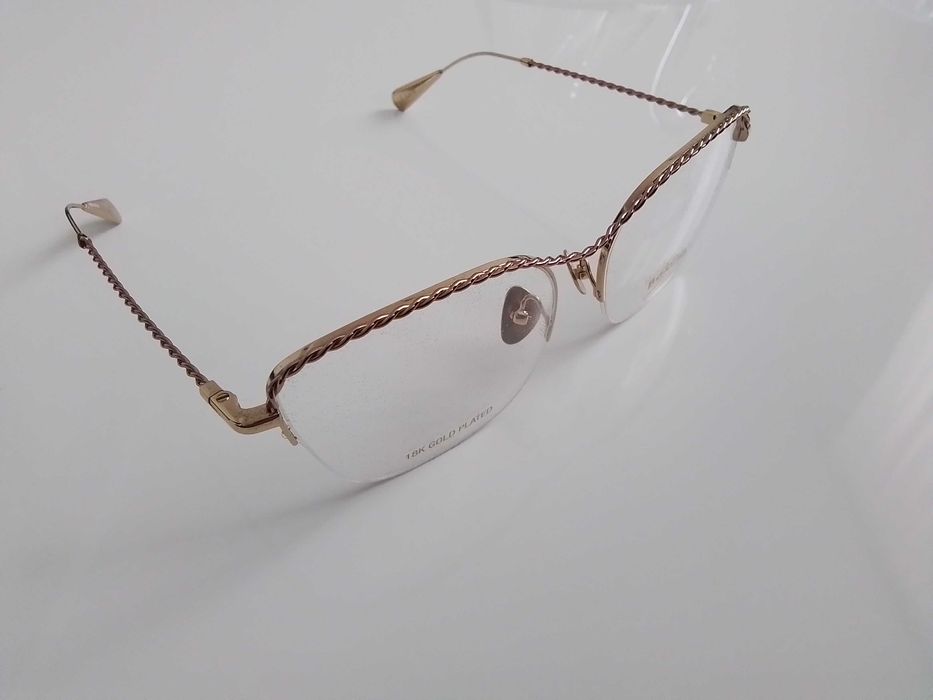 Włoskie złote oprawki oprawy ramki okulary BALDININI Gold 18k Unisex.