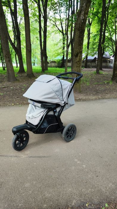 Коляска chicco active 2 в 1 (Прогулягковий візок + люлюка) + музичний