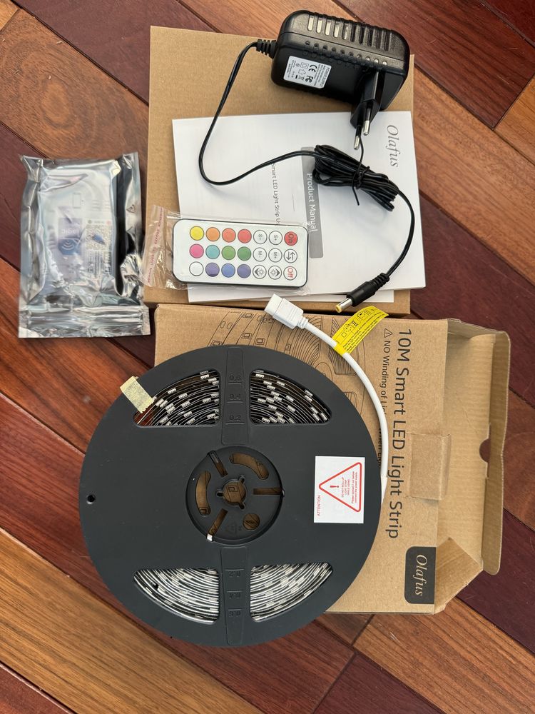 Taśma led RGB 10m pilot