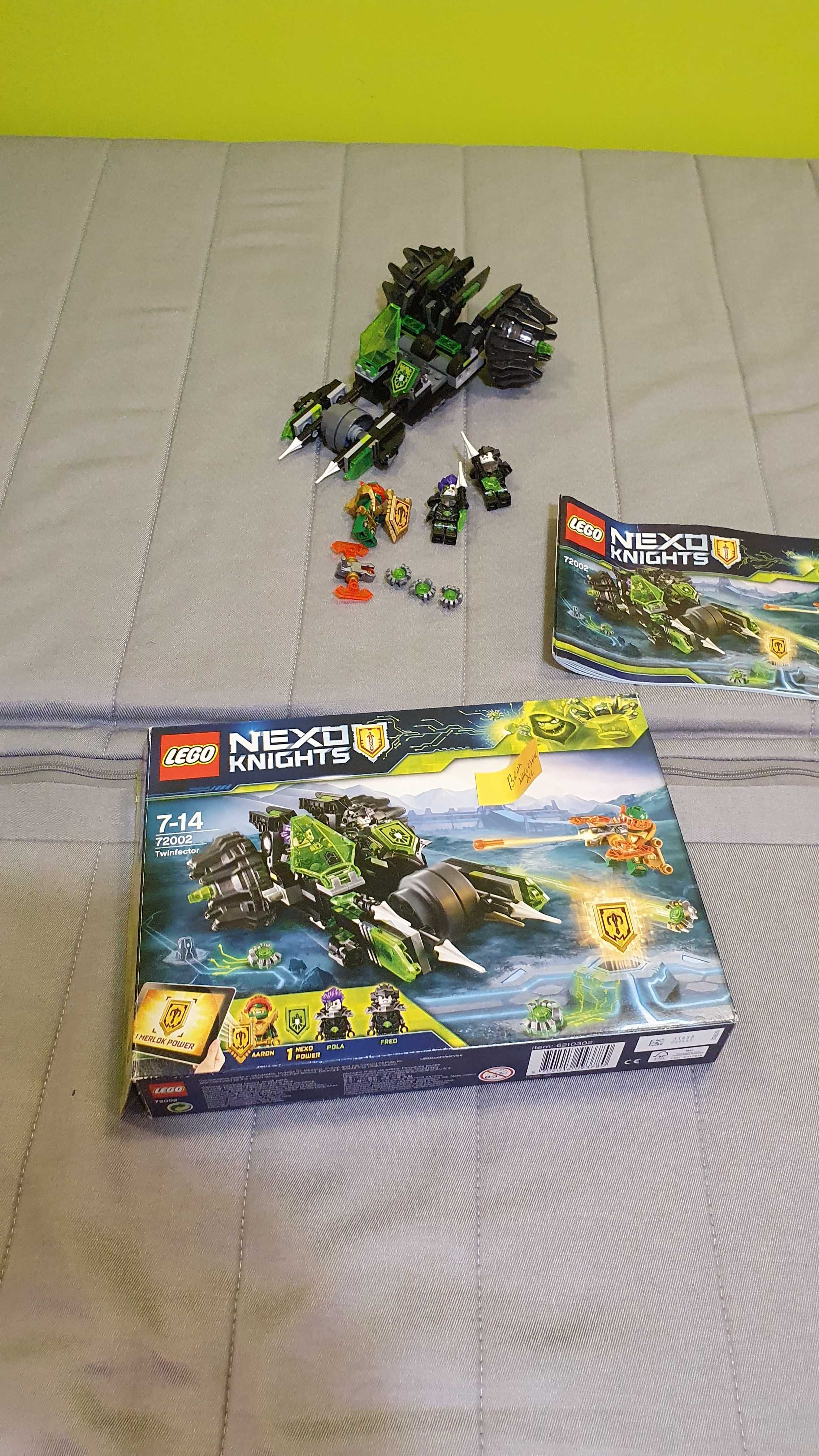 Lego 72002 Nexo Knights Podwójny Infektor