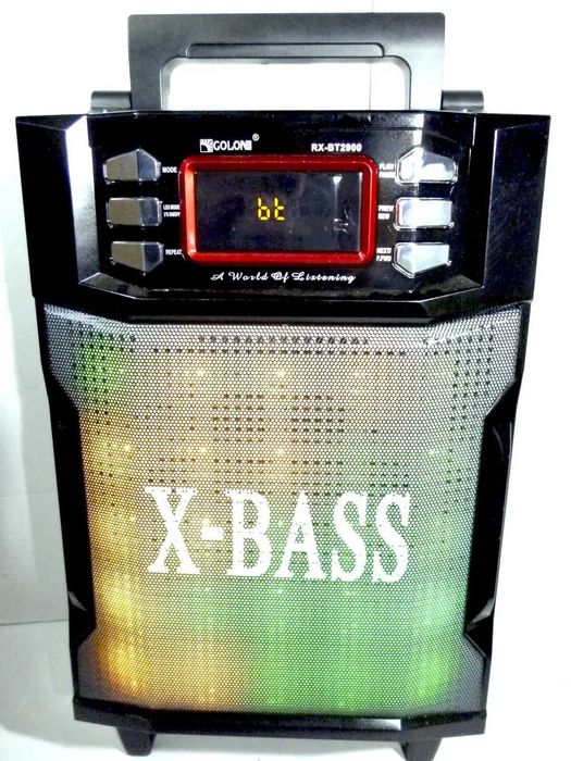 ‼️Колонка 2900 BT FM/USB/Bluetooth на акумуляторі з мікрофоном 80 Вт‼️