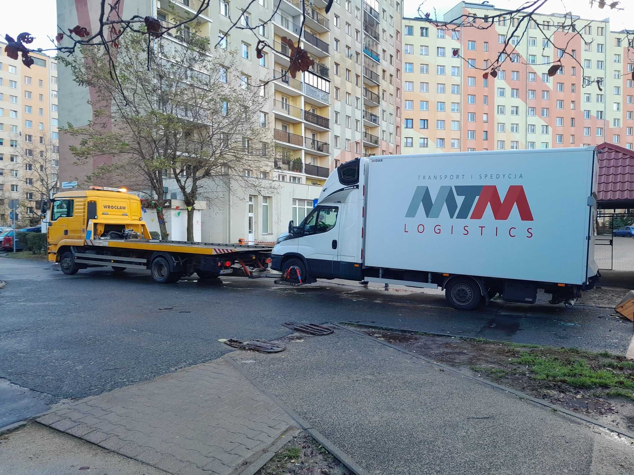 Pomoc Drogowa Laweta Holowanie A4 S8 BIELANY WROCŁAWSKIE
