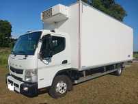 Mitsubishi Canter Fuso 9C18 180 KM Izoterma Chłodnia Mroźnia 2019r SALON 12 E pal Winda UDT  Mitsubishi Canter Fuso 9C18 3.0 Diesel Chłodnia mroźnia 230v agregat