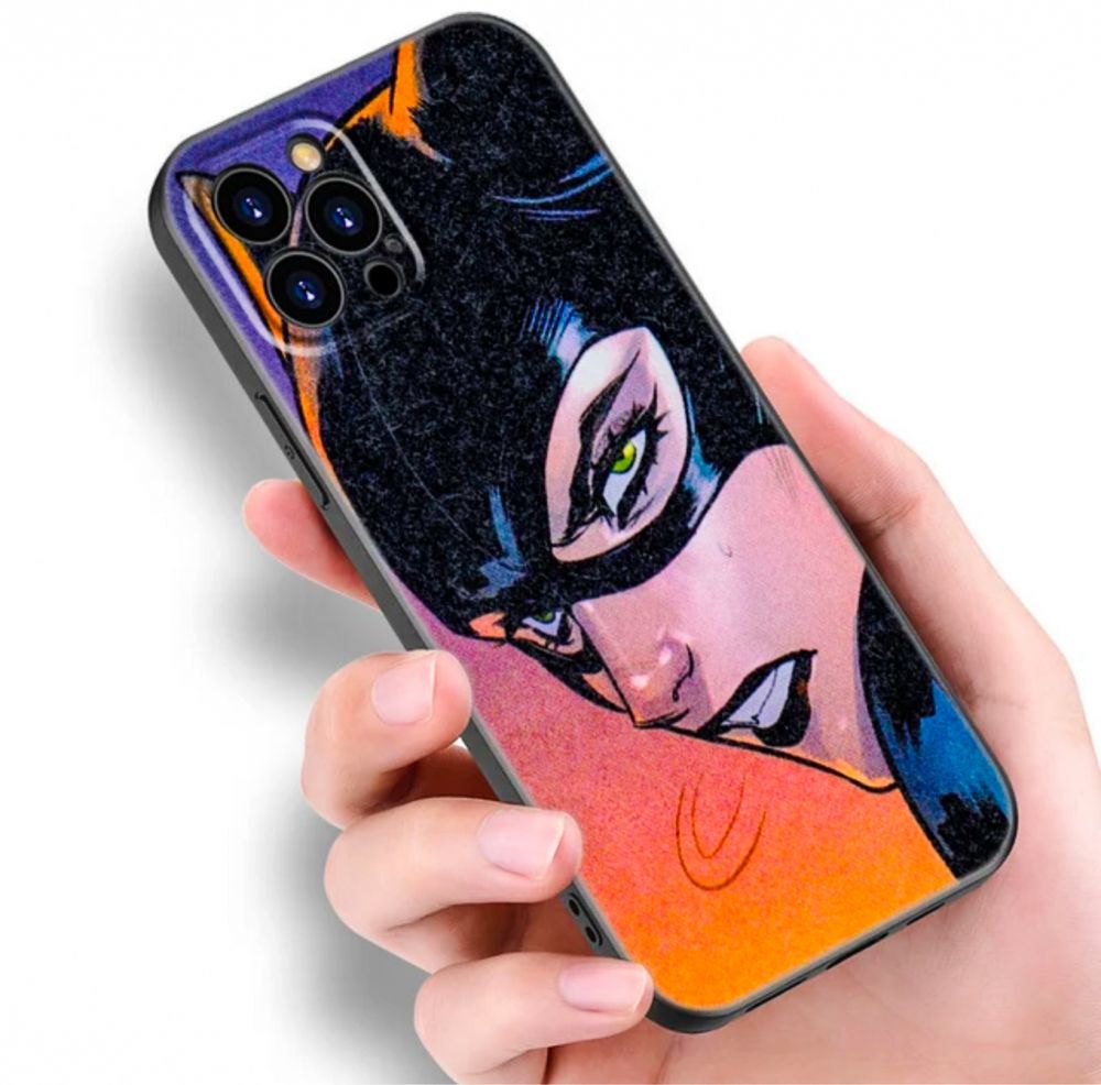 Catwoman Etui na telefon dla iPhone 14, 13, 12, 11, Mini, Pro, Max, SE