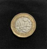 Moeda one pound 2016