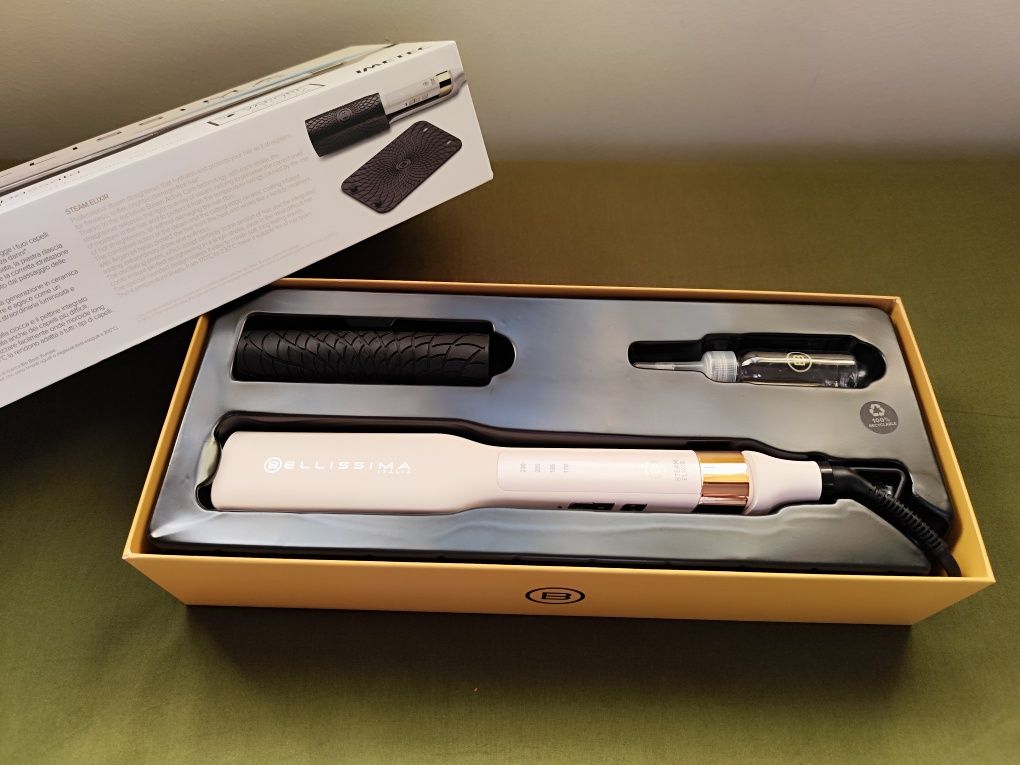 Alisador de Cabelo BELISSIMA Elixir a Vapor 11808 (Cerâmica - 170-230