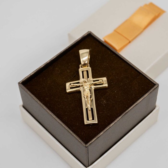 złota zawieszka 585 KRZYŻ krzyżyk 6,94 gram 5cm NOWY WYSYŁKA GRATIS