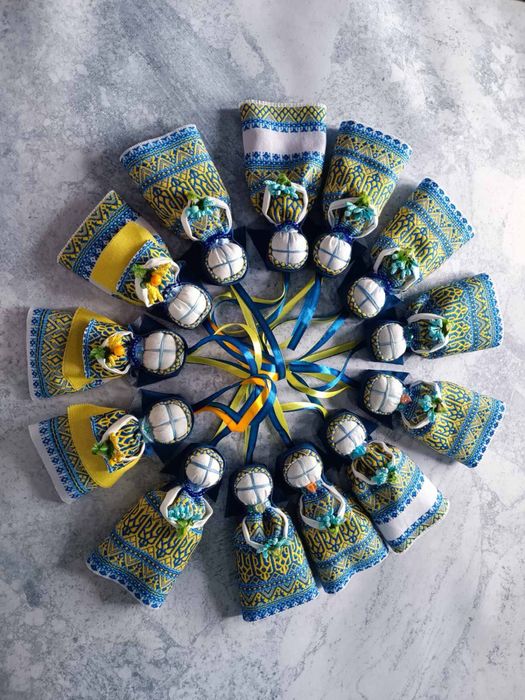 Ляльки Підвіски на Ялинку в різних кольорах