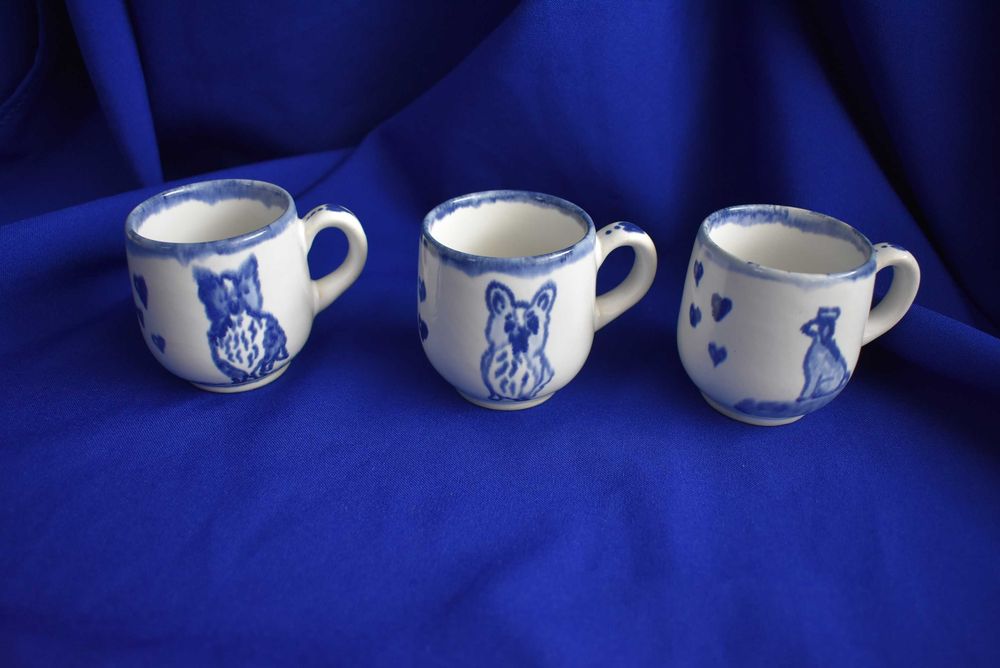 Filiżanki ceramiczne psy