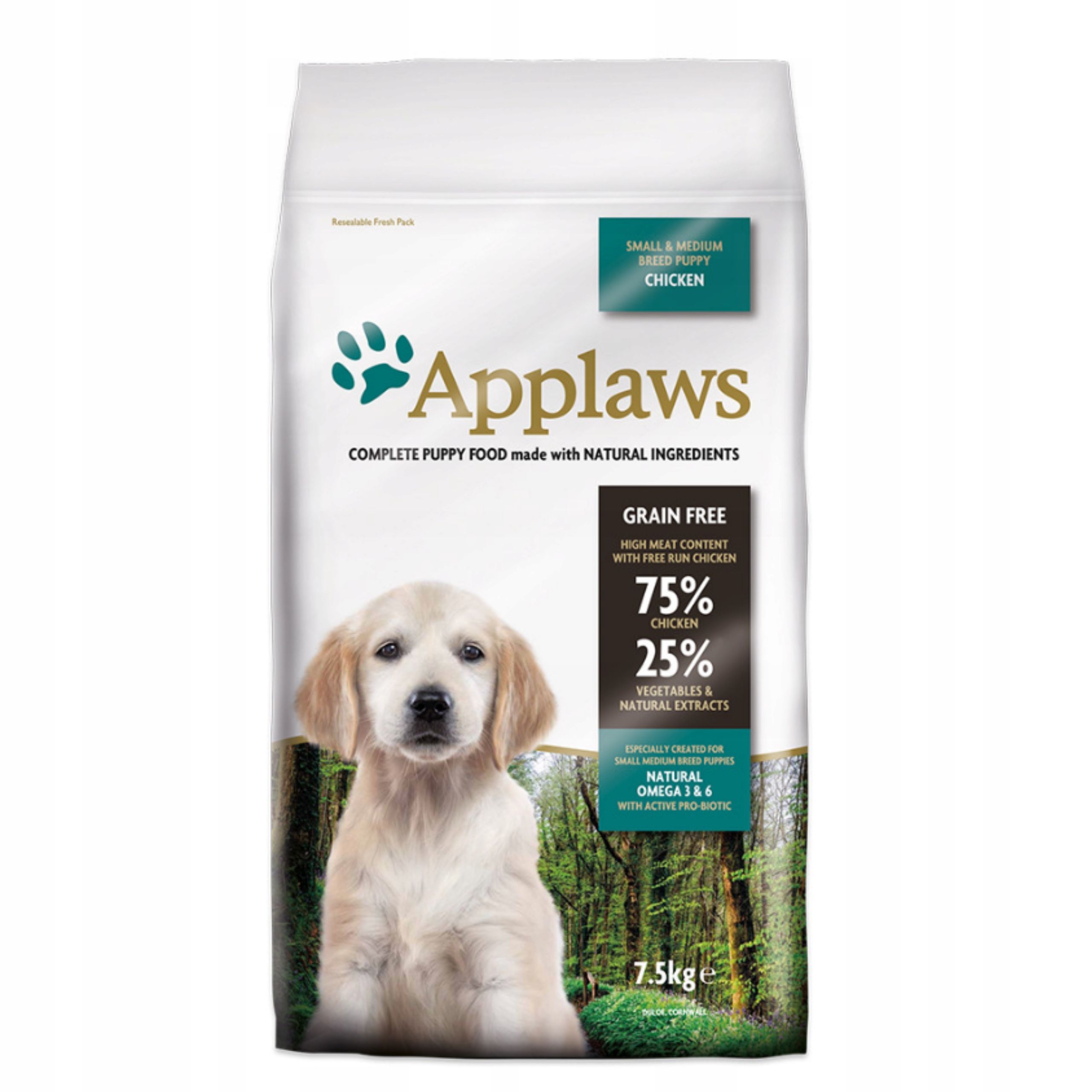 Applaws Puppy Karma Bezzbożowa Kurczak dla Szczeniąt 7,5kg S-M