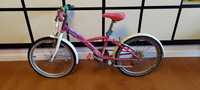 Różowy rower 20', ok 6-10 lat